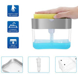 Chef Liquid Soap Pump Dispenser Pump Plastic For Dishwasher Sponge Holder