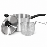 New Chef Chips Fryer Metal Finished [20 Cm]-Metal Finish