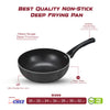 Premium Non Stick Deep Frying Pan (3mm) - Karahi Long Hanlde
