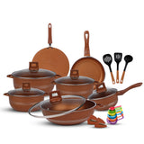 die cast gift set complete kitchen set non stick cookware casserole wok tawa fry pan at best price in pakistan- majestic chef cookware