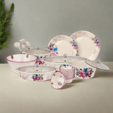 Majestic Luxury Crystal Coated Melamine Dinner Ware 72 Pcs Dinning Set - 8 Persons Serving -305 - majesticchef.pk