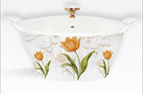 Majestic Luxury Crystal Coated Melamine Dinner Ware 72 Pcs Dinning Set - 8 Persons Serving -101