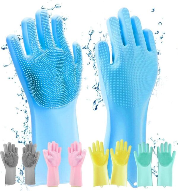Chef Silicone Full Finger Gloves – For Home (random Colors)