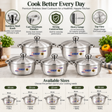 Caldero Set 10 Piece with Aluminium Lid