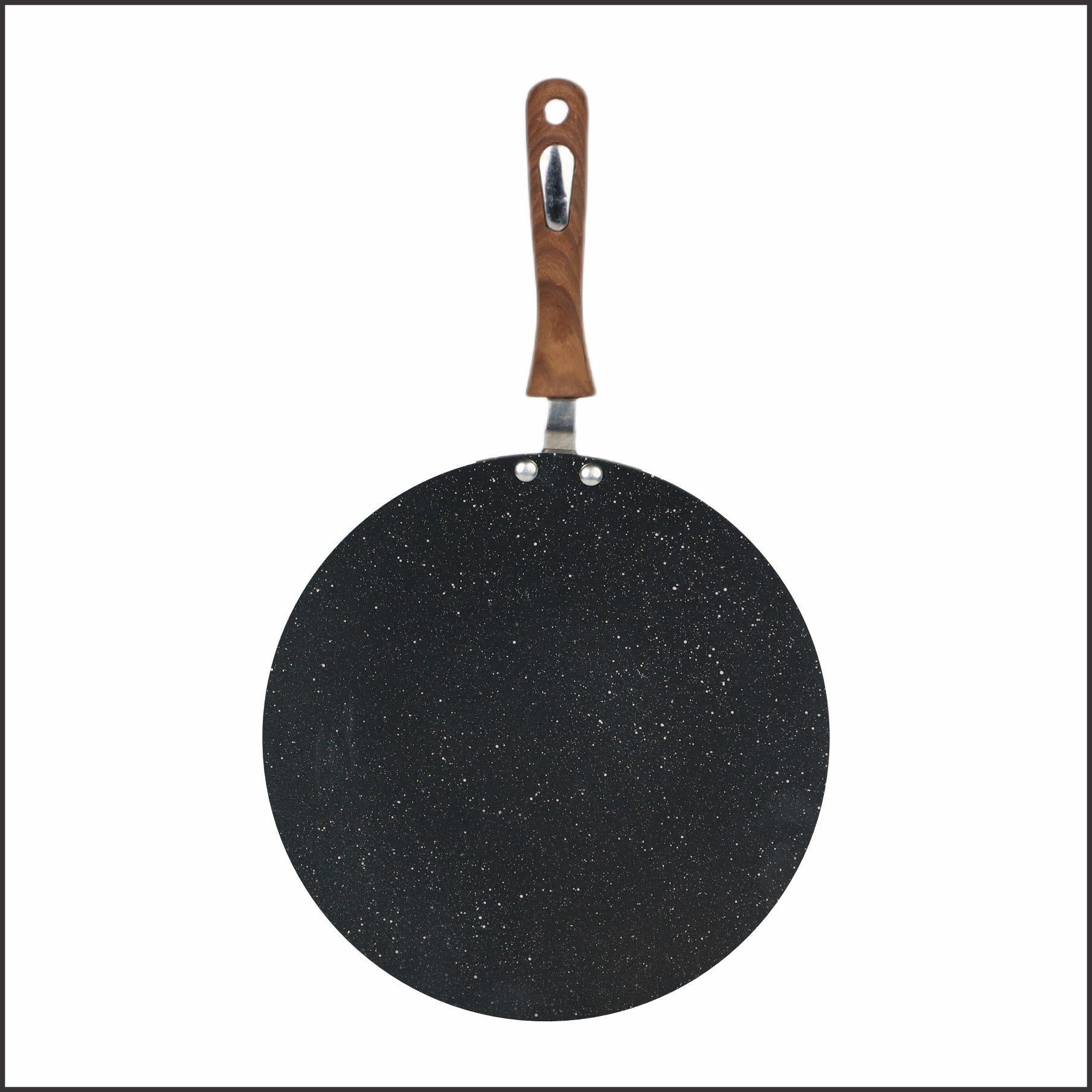 Majestic Chef Nonstick Marble Coating Timber Series 15 Pcs - New Arrival Nonstick Tawa - 2025