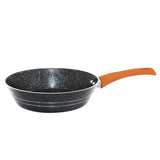Chef Taper Series 3 Layer Marble Coating Nonstick Fry Pan 24cm - Black