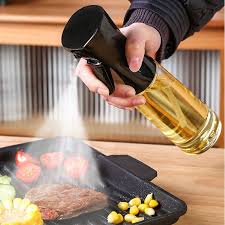 Chef Glass Oil Spray Bottle Pump for Oil-Control Kitchen Olive Oil-Sprayer Pot Bottle Dispenser Gadget Cooking Tools For BBQ ,Baking, Frying, Salad - majesticchef cookware