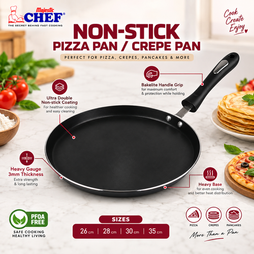 Chef Hot Plate  Pizza Pan  Crepe Pan - 26cm Hover