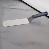 Stainless Steel Perfect burger Turner, Pancake Flipper, Spatula Commercial Use - Grey Handle