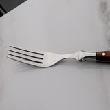 Chef Supreme Quality Steak Fork And Knife with Serrated Blade