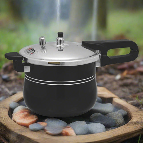 CHEF Best  Aluminum Pressure Cooker Super 1305 Model - [9 Liter] - OUTSIDE PAINT ONLY