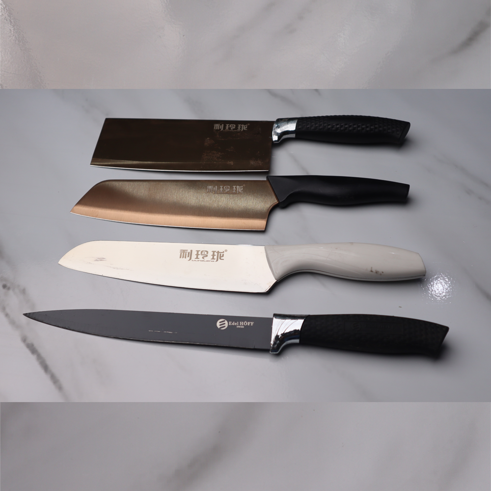 chef best quality stainless steel knife set and toka set at best price in pakistan - majestic chef cookware