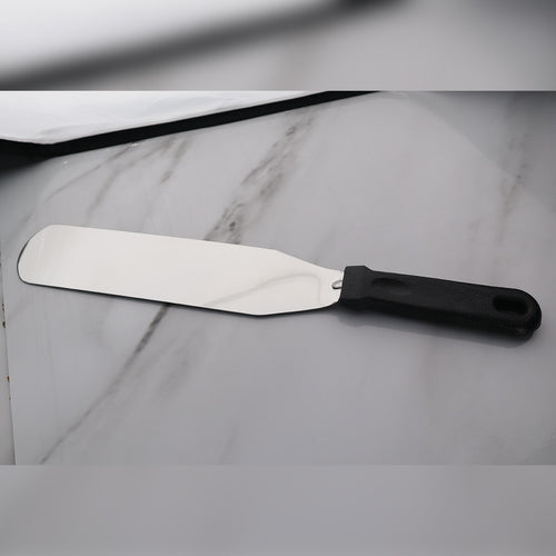 Stainless Steel Solid Flexible Blade Grill Turner/ Palette Knife/Commercial Grade - Bakery Spatula Hover