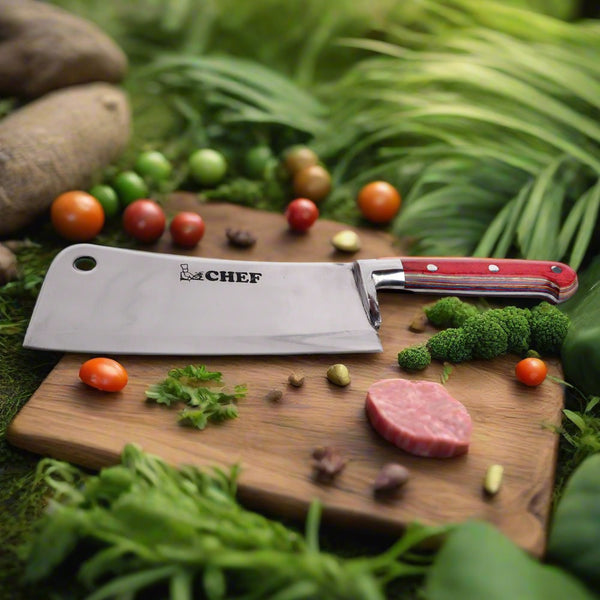 CHEF High Quality Stainless Steel Meat Chopper / Tokka MC Handle - 29cm Medium