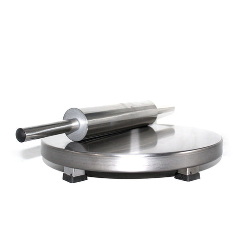 Chef Stainless Steel Top Quality Chakla Bailen / Roti Maker / Rolling Pin & Rolling Board Hover