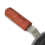 heavy gauge best quality iron tawa with wooden handle at best price in Pakistan - majestic chef cookware