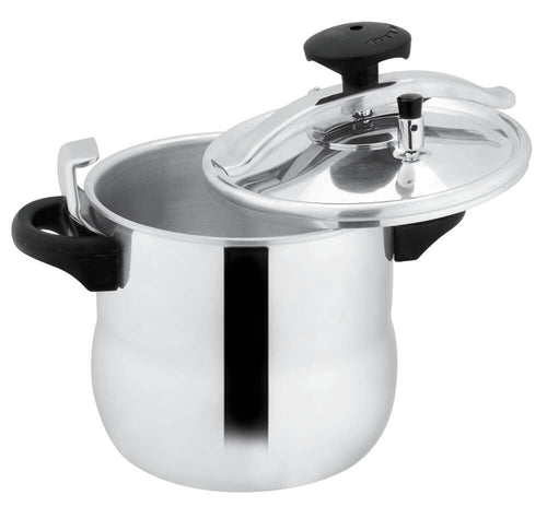 Chef Best Aluminum Pressure Cooker with Mirror Polish -  [1505] - 4 Liter Hover