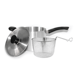 New Chef Chips Fryer Metal Finished [20 Cms]-Metal Finish