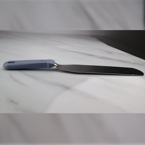 Best Stainless Steel Food Turner Plastic Handle Flexible Grill Turner/Spatula - Long Blade Hover