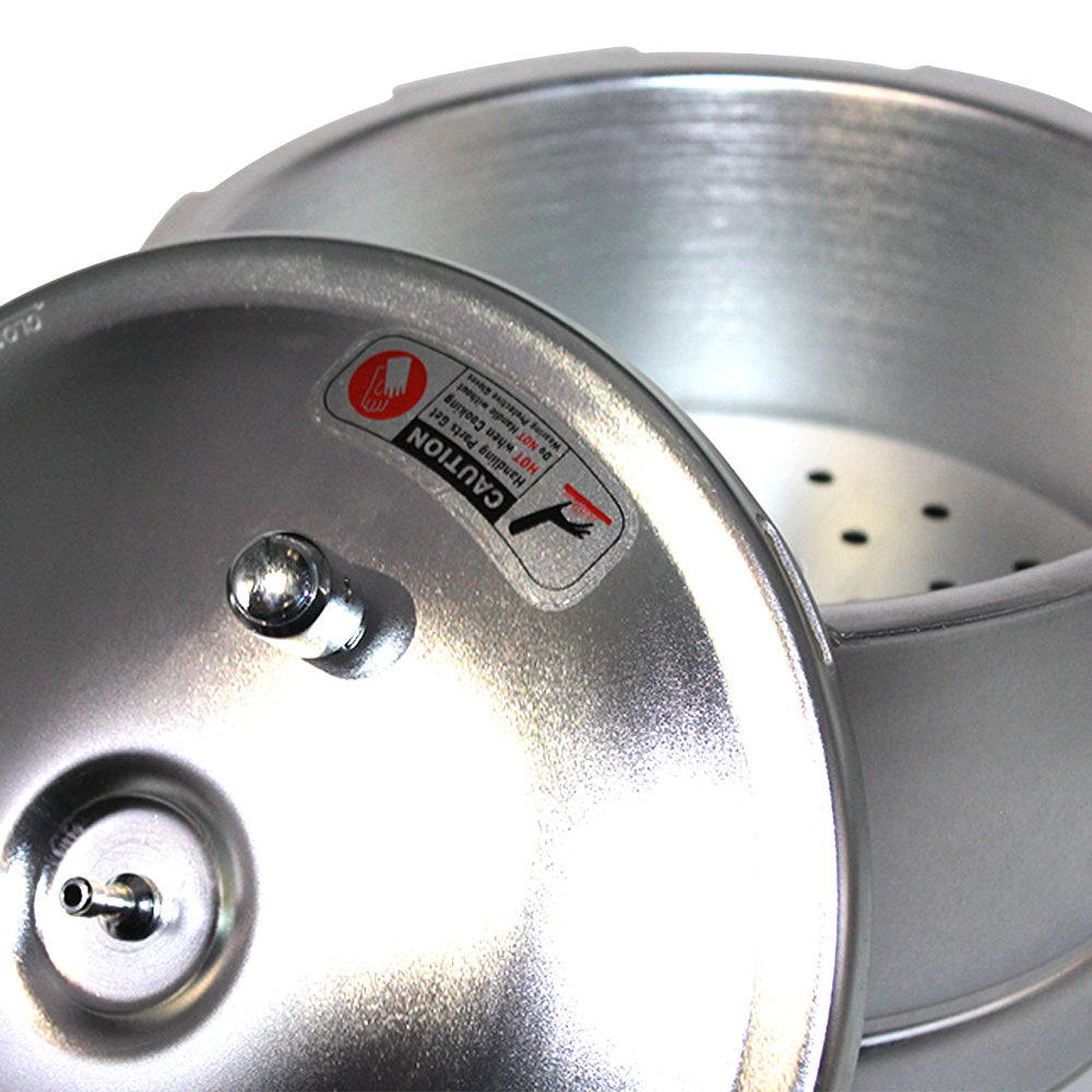 CHEF Best Aluminum Pressure Cooker & Steamer - 1205 - 9 Liter