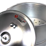 Chef Best Aluminum Pressure Cooker & Steamer - 1205 - 11 Liter 