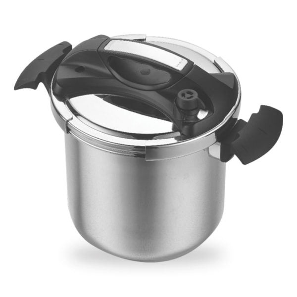 CHEF Best Imported Stainless Steel Pressure Cooker - CLIP-ON - 8 Liter