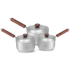 3-Pcs FWH Saucepan Set (small) 16/20-Metal Finish