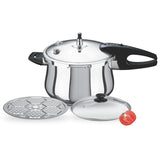 CHEF Best Stainless Steel Imported Pressure Cooker 3 in 1 - 9 Liter