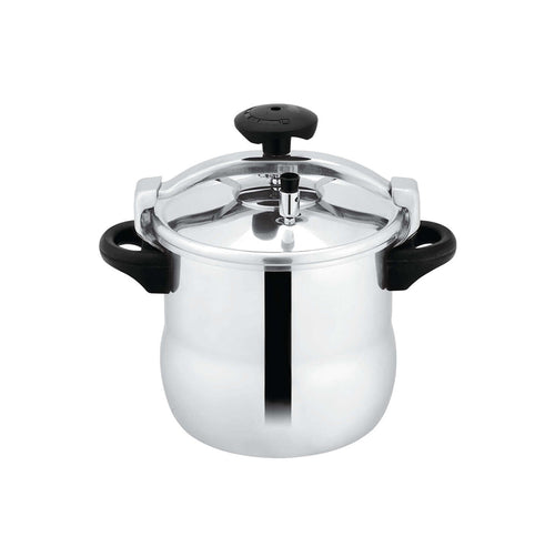 Chef Best Aluminum Pressure Cooker with Mirror Polish -  [1505] - 6 Liter