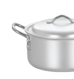Chef Best Aluminum Alloy Metal Casserole / Cooking Pan 30 Cm - silver pateeli with lid in pakistan at best price - majestic chef cookware