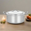 Chef Best Quality Anodized Aluminum Cooking Pot / Casserole - Metal Finish