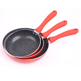 chef best quality non stick round frying pan with red coating cookware set at best price in pakistan