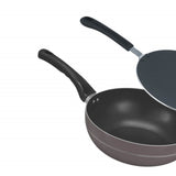 best non stick tawa / roti maker / pan with long handle non stick wok / deep frying pan at best Price In Pakistan-majestic chef